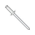 Newport Fasteners Blind Rivet, Dome Head, 3/32 in Dia., 0.375 in L, Aluminum Body, 10000 PK 634723